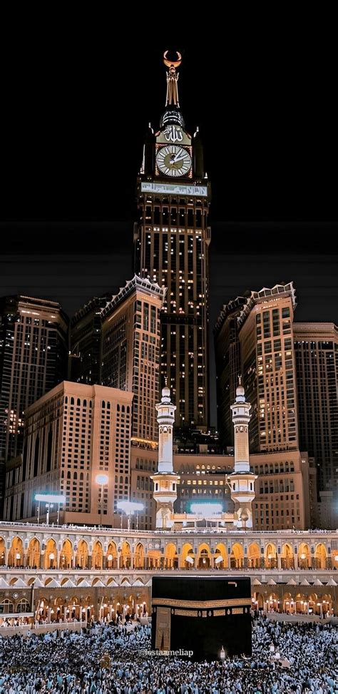 Beautiful view of Kaaba in Night | Mekka islam, Mekka hintergrundbilder ...