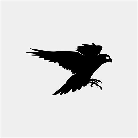 falcon vector silhouette 11542493 Vector Art at Vecteezy