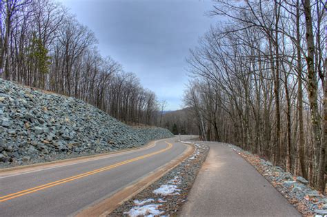 Road down the Mountain at Rib Mountain State Park, Wisconsin image ...