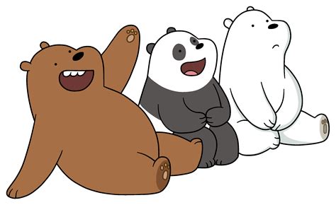 We Bare Bears Sitting transparent PNG - StickPNG