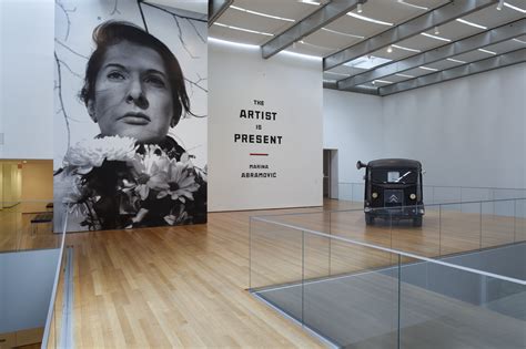 Installation view of the exhibition "Marina Abramović: The Artist is ...