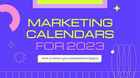 Marketing Calendars for 2023 | Google Slides & PowerPoint