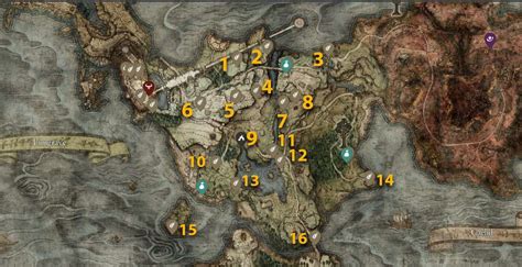 Elden Ring Smithing Stone 1 Locations