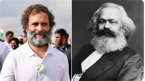 truth of rahul gandhi beard compare with karl marx, Bharat jodo yatra