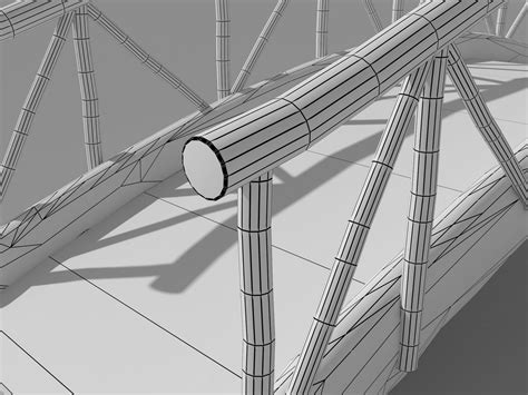 Log Bridge 3D model | CGTrader