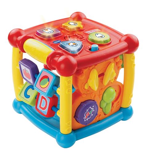 VTech Baby Activity Center Cube Kids Learning Toys Animal Sounds Shapes ...