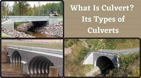 Types Of Culverts: Parts & Details - Civiconcepts