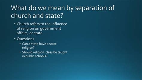 PPT - Separation of Church and State PowerPoint Presentation - ID:2860883