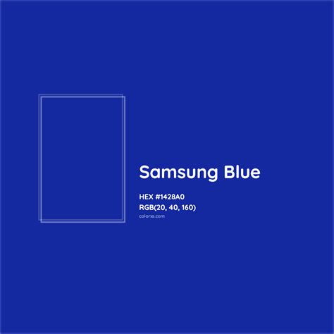 About Samsung Blue Color - Color codes, similar colors and paints ...