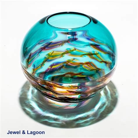 Decorative Glass Bowls For Centerpieces I 'Helix' Michael Trimpol