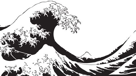 [R] "The Great Wave off Kanagawa" - wave, ocean, japan, hokusai, art ...