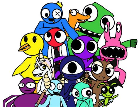 Rainbow Friends Family by CureLilyXD on DeviantArt