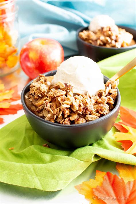 Vegan Gluten Free Cinnamon Apple Crisp with Oats (Dairy-Free, GF, Easy ...