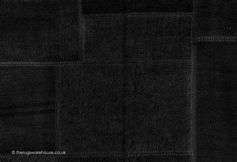 Milano Black Rug | Black rug, Black patchwork rug, Rug texture