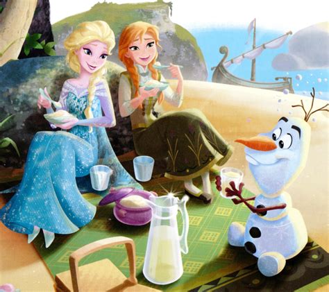 Olaf with Elsa and Anna - Olaf and Sven Photo (38422076) - Fanpop