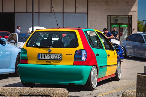 Rear of Imported VW Polo Harlequin - BenLevy.com