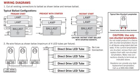 T8 Ballast Bypass Wiring Diagram