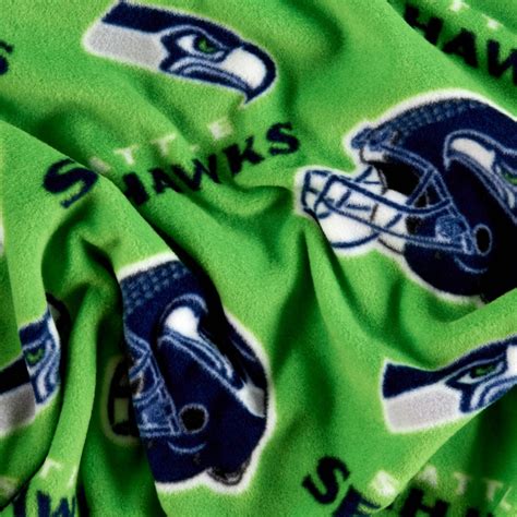 NFL Seattle Seahawks NFL Fleece Fabric 6711 D - Etsy