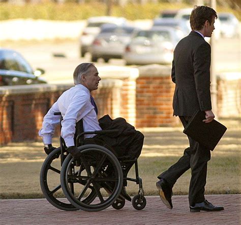 Gov. Greg Abbott Wheelchair - Reporter Laments Difficulty in Demonizing ...