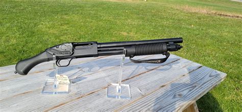 Mossberg 590 Shockwave Laser Saddle 12 Gauge Pump Action Shotgun 14.375 ...