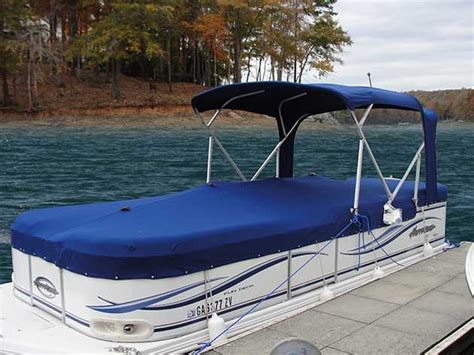 Custom Made Pontoon Boat Seat Covers - Velcromag