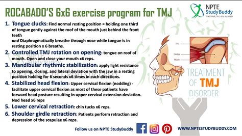 Tmj Exercises Patient Handout