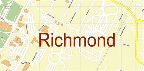 Richmond Kentucky US Map Vector High Detailed editable Adobe ...