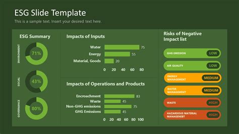 Esg Slide Template