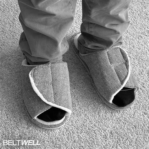 Beltwell™ - Men's Adjustable Wide Edema Slippers For Swollen Feet