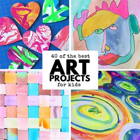 40 of the Best Art Projects for Kids - Left Brain Craft Brain