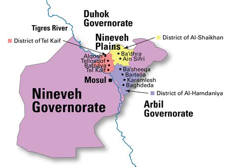 Nineveh Map