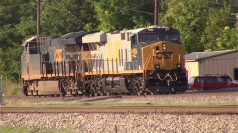 CSX #1850 pulls forward in Corbin yard - YouTube