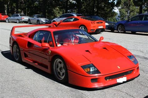 Ferrari F40: red color * All PYRENEES · France, Spain, Andorra