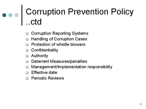 Corruption Prevention Strategies 1 Corruption Prevention Strategies 1