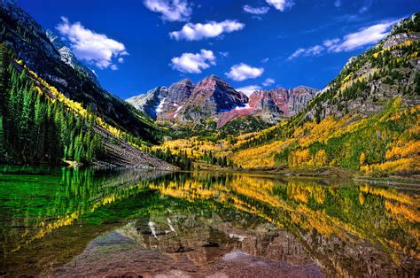 Maroon Bells Fall Colors Photograph by Ken Smith