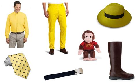 The Man in the Yellow Hat Costume | Curious george costume, Yellow hat ...