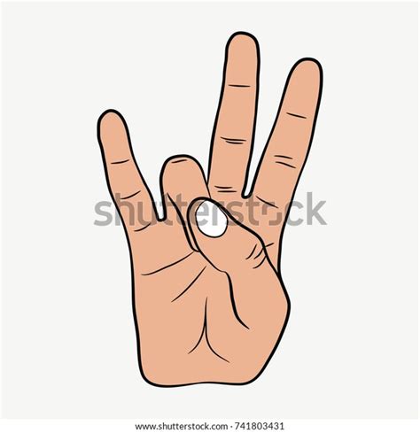 Hiphop Hand Gesture East Coast Rap: Stock-Vektorgrafik (Lizenzfrei ...