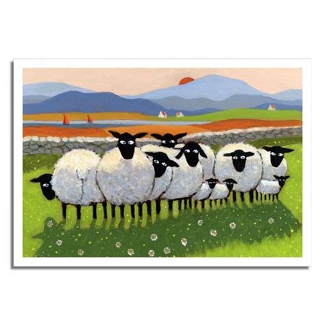 Sheep paintings, Sheep drawing, Sheep art