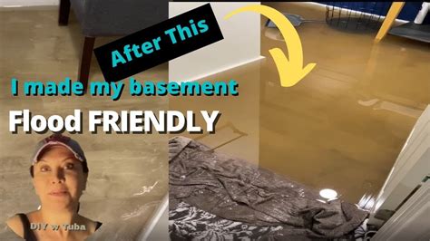 Flooded Basement Solutions 2! Flood Damage Resistant Basement! - YouTube