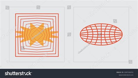 Vector Set Y2k Retro Futuristic Graphic Stock Vector (Royalty Free ...