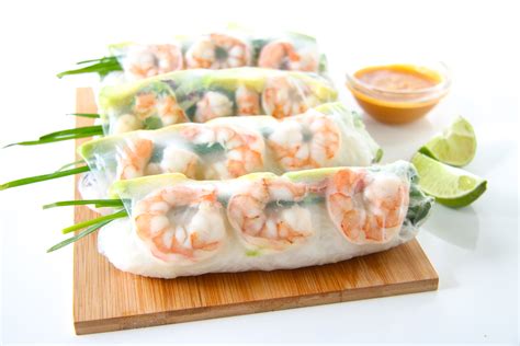 Shrimp and Avocado Summer Rolls (Fresh Spring Rolls) | Chef Julie Yoon