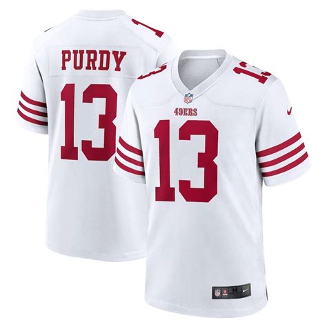 San Francisco 49ers Brock Purdy White Nike Game Jersey