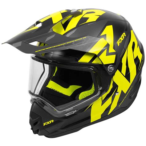 FXR Team FX-1 Heated Helmet W/Electric Shield Lightweight Snowmobile ...