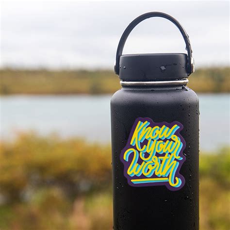 Custom Hydro Flask Stickers | Durable & Waterproof