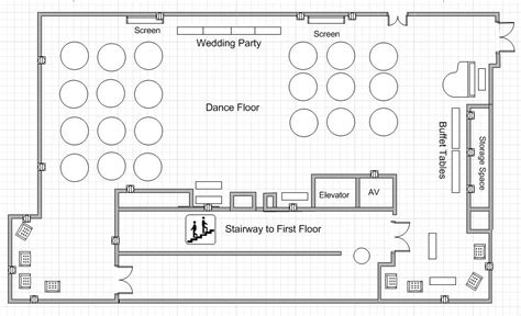 Banquet Floor Plan Template - floorplans.click