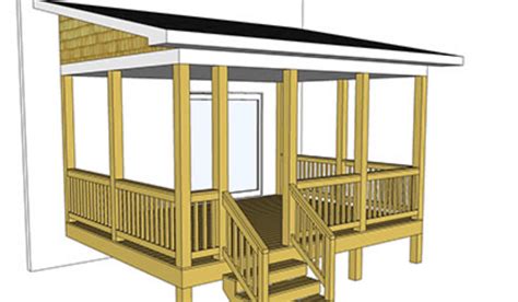 A Look At 5 Kinds Of Mobile Home Porch Blueprints