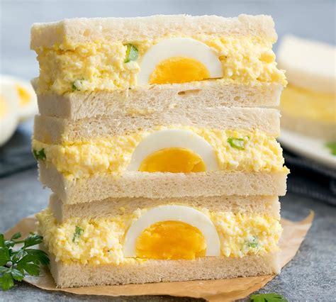 Japanese Egg Salad Sandwiches - Kirbie's Cravings