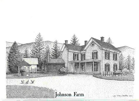 farmhouse drawing - Google Search | Farm scene, Drawings, Farm