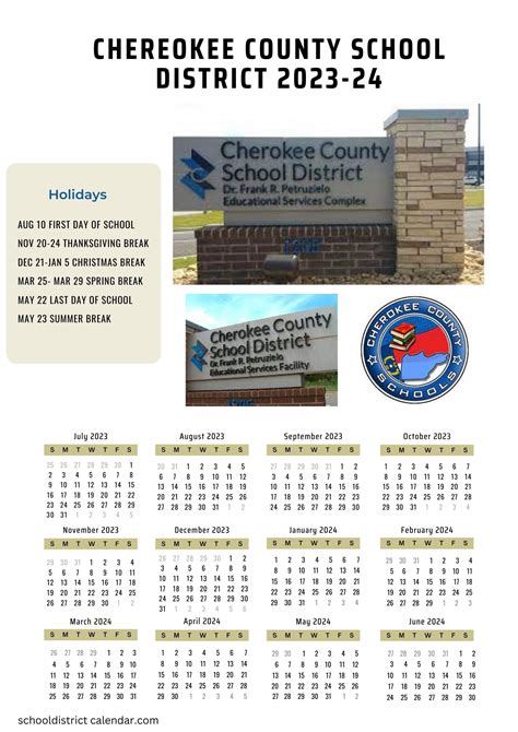 Cherokee County School Calendar 2024 - Elwira Christian