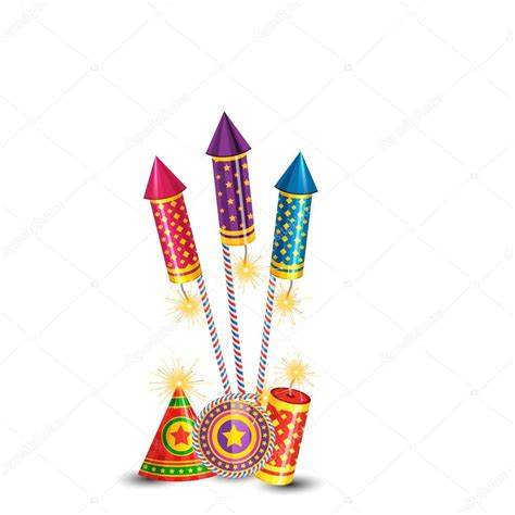 Diwali crackers background Stock Vector by ©pinnacleanimate 53964531